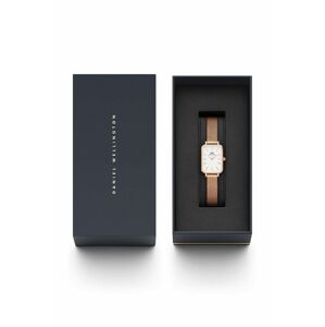 Hodinky Daniel Wellington Quadro Pressed dámske, ružová farba