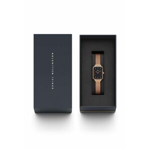 Hodinky Daniel Wellington Quadro Pressed dámske, ružová farba