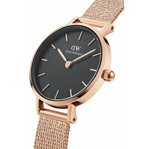 Hodinky Daniel Wellington Petite 24 Pressed Melrose dámske, ružová farba