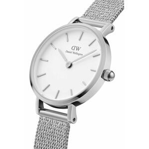 Hodinky Daniel Wellington Petite 24 Pressed Sterling dámske, strieborná farba