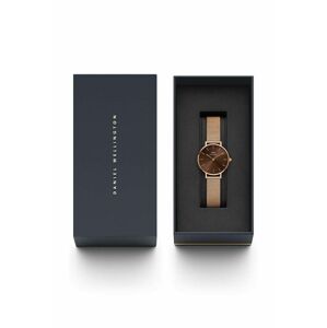 Hodinky Daniel Wellington Petite Amber 28 dámske, ružová farba