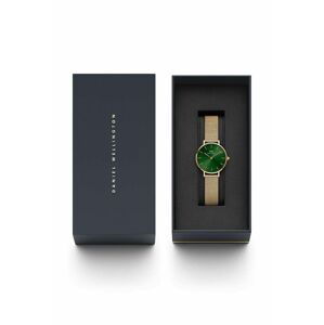 Hodinky Daniel Wellington Petite Emerald 28 dámske, zlatá farba