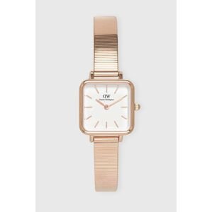 Hodinky Daniel Wellington Quadro Studio dámske, ružová farba