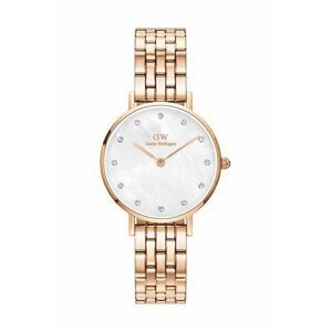 Hodinky Daniel Wellington Petite Lumine 28 5-Link dámske, zlatá farba