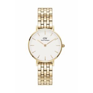 Hodinky Daniel Wellington Petite 28 5-Link dámske, zlatá farba