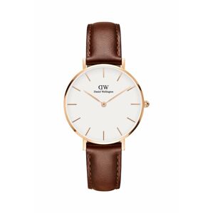 Hodinky Daniel Wellington Petite 32 St Mawes dámske, hnedá farba