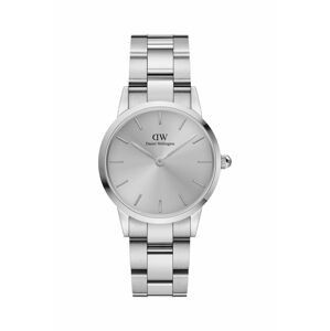 Hodinky Daniel Wellington Iconic Link Unitone 28 dámske, strieborná farba