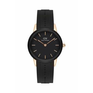 Hodinky Daniel Wellington Iconic Motion dámsky, čierna farba