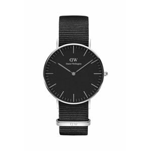 Hodinky Daniel Wellington Classic 40 pánske, čierna farba