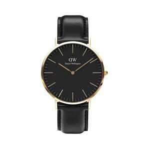 Hodinky Daniel Wellington Classic 40 Sheffield pánske, čierna farba