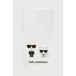 Puzdro na mobil Karl Lagerfeld iPhone 11 Pro priehľadná farba