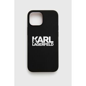 Puzdro na mobil Karl Lagerfeld iPhone 13 Mini čierna farba