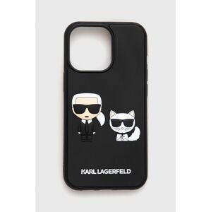 Puzdro na mobil Karl Lagerfeld Iphone 13 Pro / 13 6,1 čierna farba