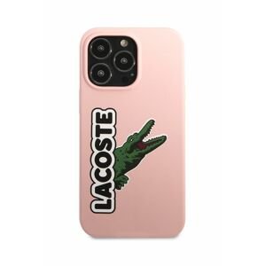 Puzdro na mobil Lacoste Iphone 13 Pro / 13 6,1" ružová farba