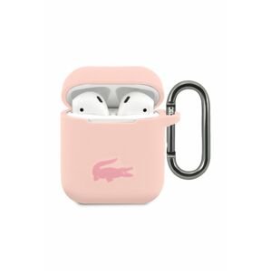 Puzdro na airpod Lacoste Airpods Cover ružová farba