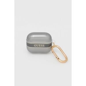 Puzdro na airpods Guess Airpods 3 Cover čierna farba