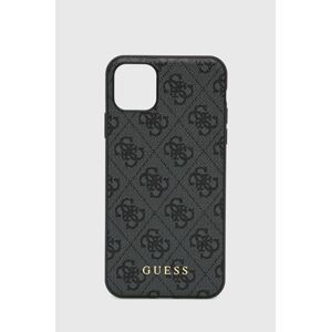 Puzdro na mobil Guess Iphone 11 Pro Max 6,5'' šedá farba