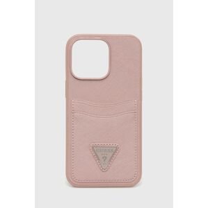 Puzdro na mobil Guess Iphone 13 Pro / 13 6,1'' ružová farba