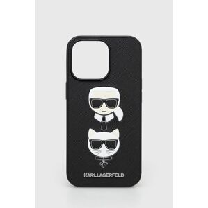 Puzdro na mobil Karl Lagerfeld Iphone 13 Pro / 13 6,1'' čierna farba