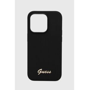 Puzdro na mobil Guess Iphone 14 Pro 6,1" čierna farba