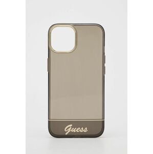 Puzdro na mobil Guess Iphone 14 6,1" čierna farba