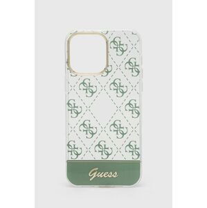 Puzdro na mobil Guess Iphone 14 Pro Max 6,7" zelená farba