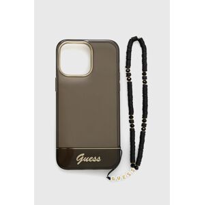 Puzdro na mobil Guess Iphone 14 Pro Max 6,7" čierna farba