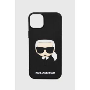 Puzdro na mobil Karl Lagerfeld Iphone 14 Plus 6,7" čierna farba