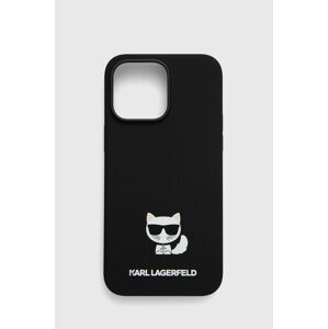 Puzdro na mobil Karl Lagerfeld Iphone 14 Pro Max 6,7" čierna farba