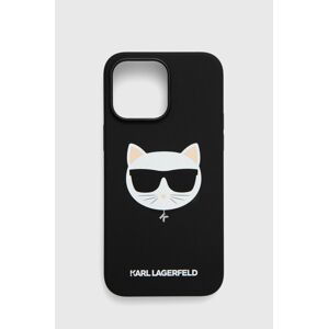 Puzdro na mobil Karl Lagerfeld Iphone 14 Pro Max 6,7" čierna farba