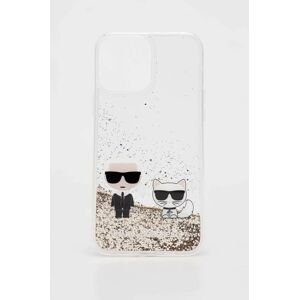 Puzdro na mobil Karl Lagerfeld Iphone 13 Pro Max 6,7" zlatá farba