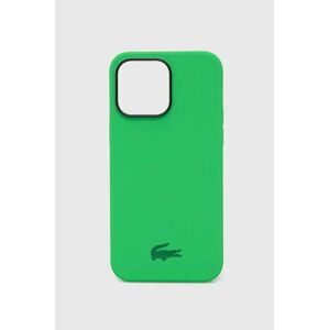 Puzdro na mobil Lacoste iPhone 14 Pro Max 6,7'' zelená farba