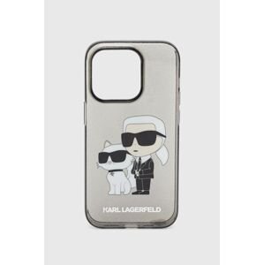 Puzdro na mobil Karl Lagerfeld iPhone 14 Pro 6,7" čierna farba