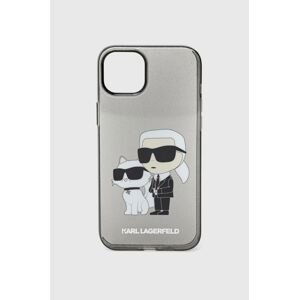Puzdro na mobil Karl Lagerfeld iPhone 14 Plus 6,7" čierna farba