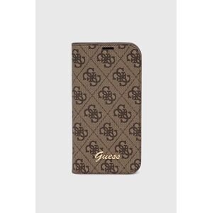 Puzdro na mobil Guess iPhone 14 6,1'' hnedá farba