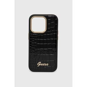 Puzdro na mobil Guess iPhone 14 Pro 6,1'' čierna farba