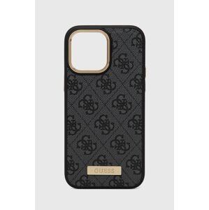 Puzdro na mobil Guess iPhone 14 Pro Max 6,7" čierna farba