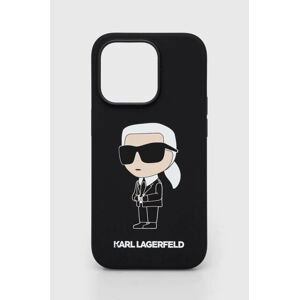 Puzdro na mobil Karl Lagerfeld iPhone 14 Pro 6,1'' čierna farba