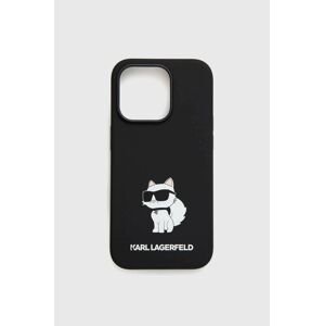 Puzdro na mobil Karl Lagerfeld iPhone 14 Pro 6,1'' čierna farba