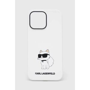 Puzdro na mobil Karl Lagerfeld iPhone 14 Pro Max 6,7'' biela farba