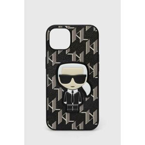 Puzdro na mobil Karl Lagerfeld iPhone 13 6,1'' čierna farba