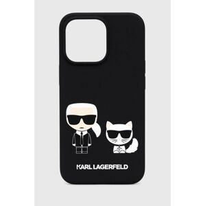 Puzdro na mobil Karl Lagerfeld iPhone 13 Pro / 13 6,1 čierna farba