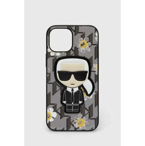 Puzdro na mobil Karl Lagerfeld iPhone 13 mini 5,4'' šedá farba