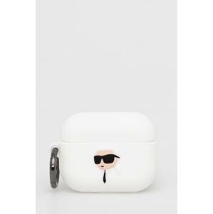 Puzdro na airpod Karl Lagerfeld AirPods Pro 2 cover biela farba