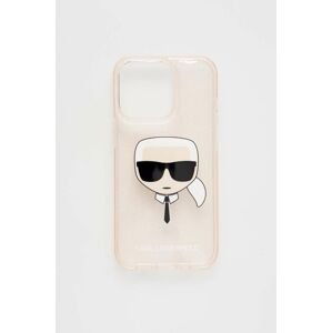 Puzdro na mobil Karl Lagerfeld iPhone 13 Pro / 13 6,1" priehľadná farba