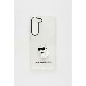 Puzdro na mobil Karl Lagerfeld S23 S911 priehľadná farba