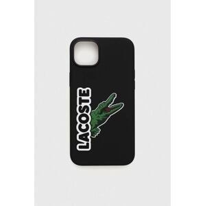 Puzdro na mobil Lacoste iPhone 14 Plus 6,7" čierna farba