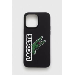 Puzdro na mobil Lacoste iPhone 14 Pro Max 6,7" čierna farba