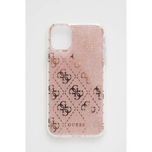 Puzdro na mobil Guess iPhone 11 6,1" / Xr ružová farba