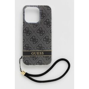 Puzdro na mobil Guess iPhone 14 Pro 6,1" čierna farba